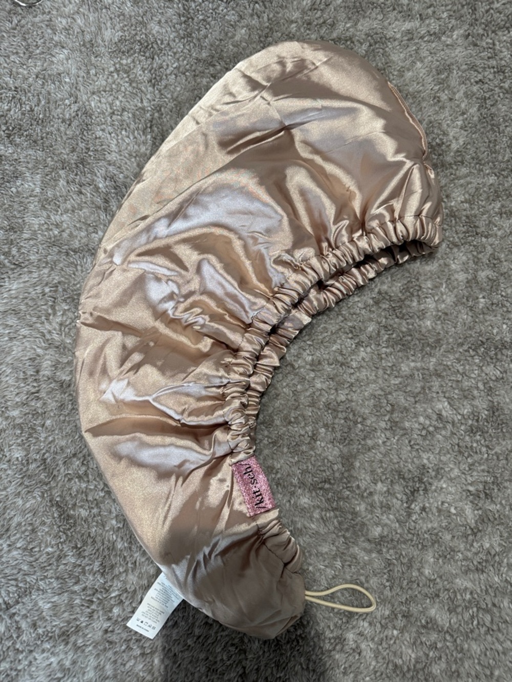 Kitsch Satin Sleep Bonnet in Champagne